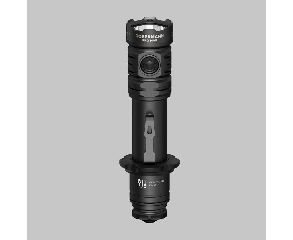 Armytek Dobermann PRO MAX magnet usb white - taktička svjetiljka
