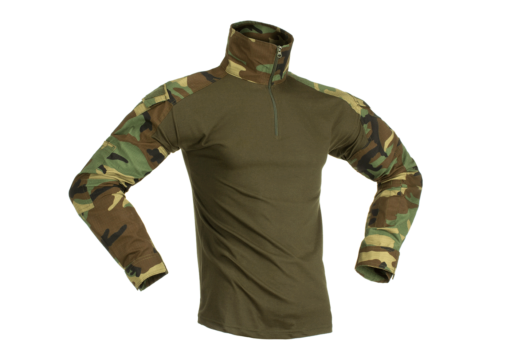 combat shirt woodland borbena majica invader gear