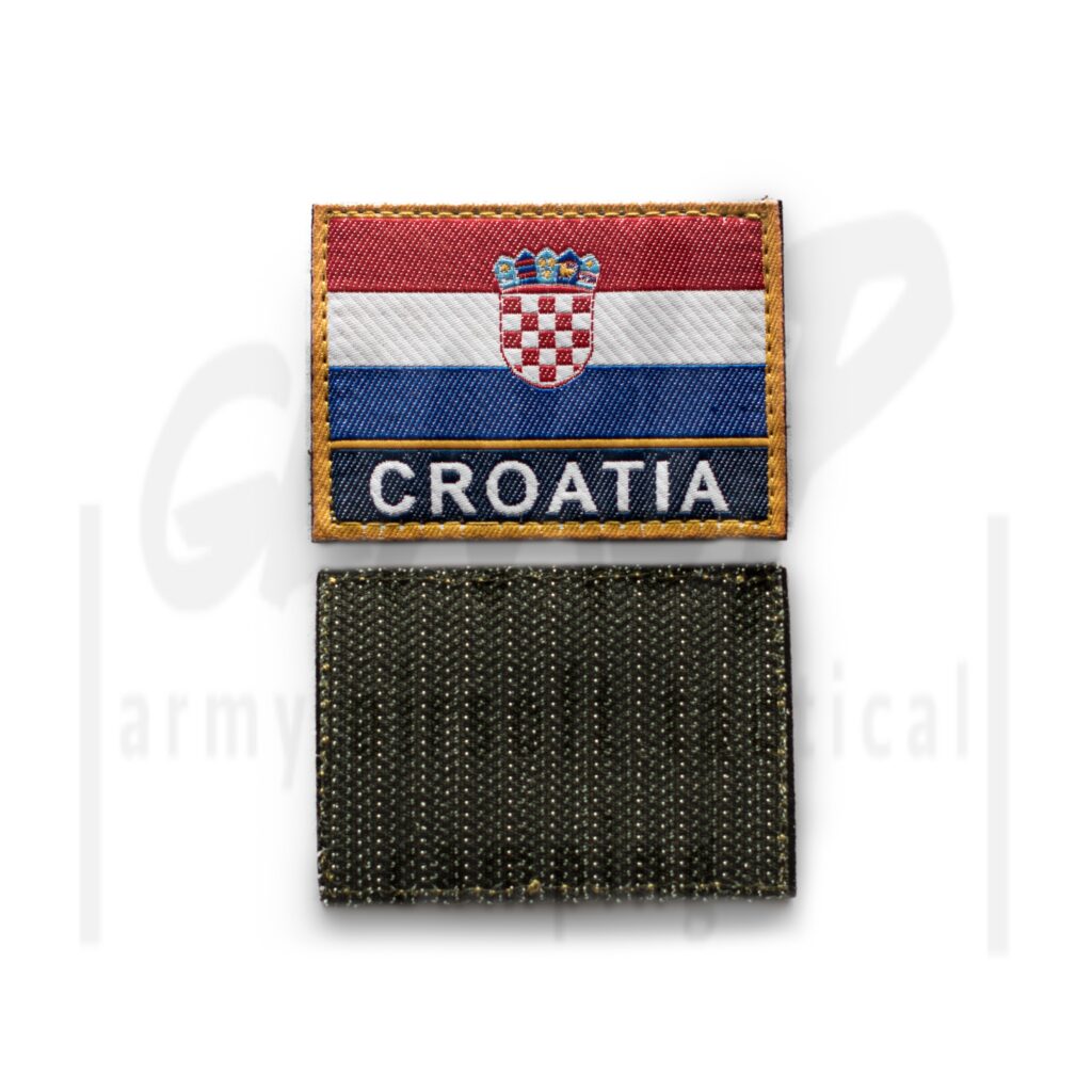 ZASTAVICA PRIŠIVAK CROATIA S ČIČKOM